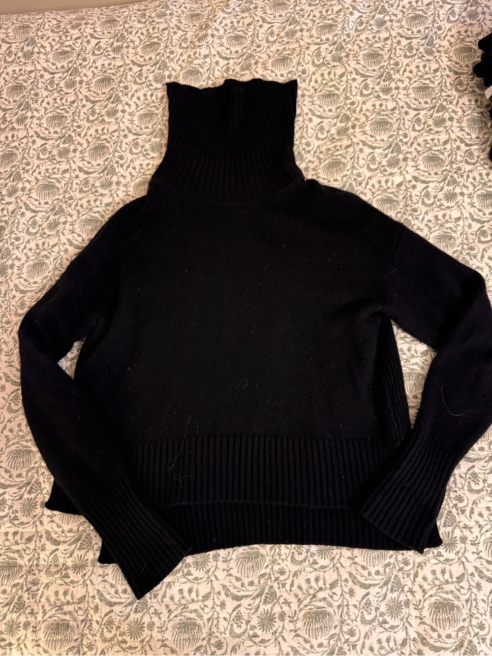 Anthropologie Black Turtleneck Sweater